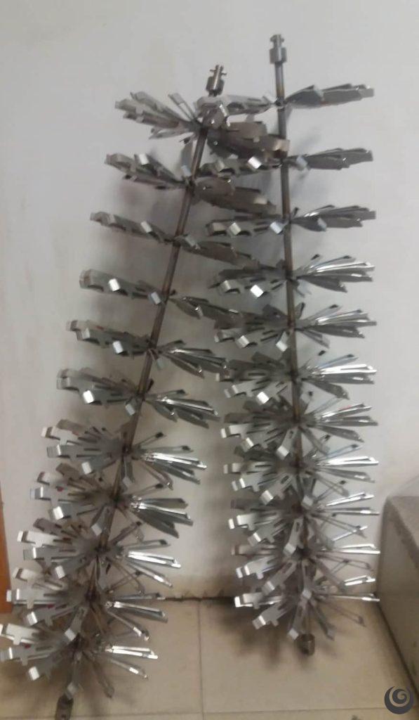 Bastidor de galvanotecnia anodizado fabricado a medida
