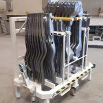 Carro logístico industrial fabricado a medida