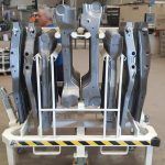 Carro logístico industrial fabricado a medida