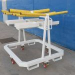 Carro logístico industrial fabricado a medida