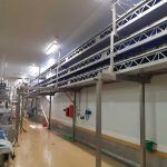 Cinta transportadora industrial triple de 40 metros fabricada a medida