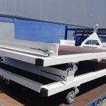 Plataforma logística para transporte de piezas