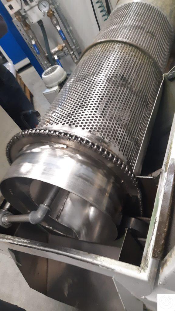 Tromel de lavadora industrial para piezas de mecanizado